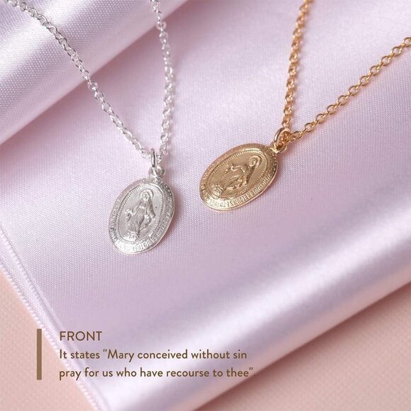 Dainty Necklace For Women, Solid 925 Sterling Silver or 14k Gold Filled Metals, - Picture 2 of 7